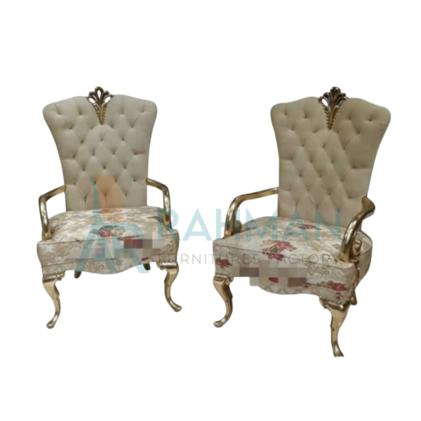 Modern Royal Bedroom Chair Pair