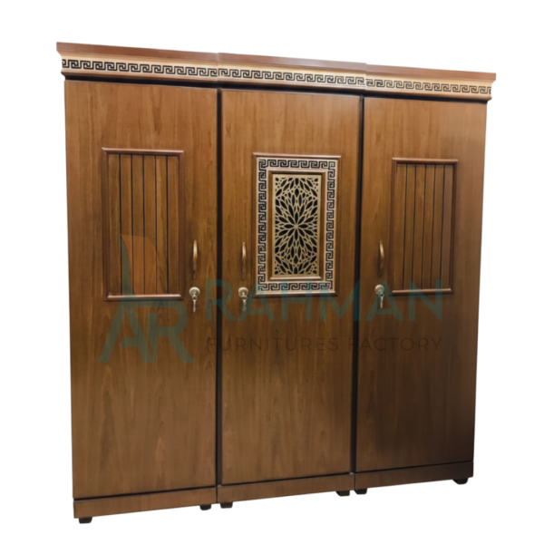 Royal Walnut CNC Wardrobe – Jali Center