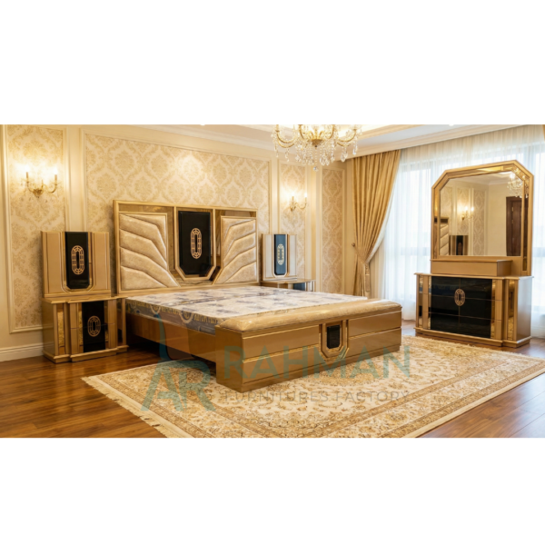 Modern Luxury Black Bed Set