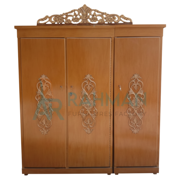 Royal Trio 3-Door Wooden Wardrobe