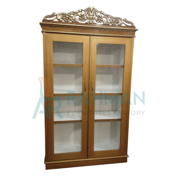 Luxury Golden 2-Door Showcase