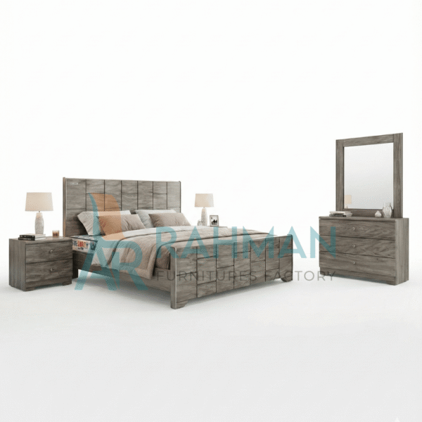 Grey Dabi Modern Bed Set