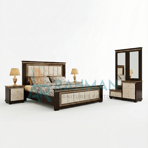 Versachi 10 Poshish - Luxury King Size Bed Set